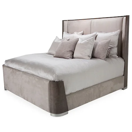 Contemporary King Upholstered Bed